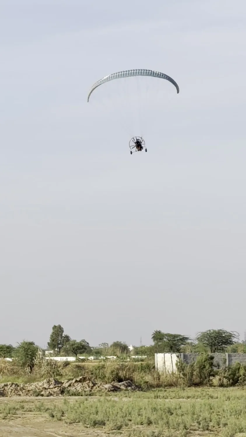 Activity Complete from supplied Glide and Fly motor paragliding media