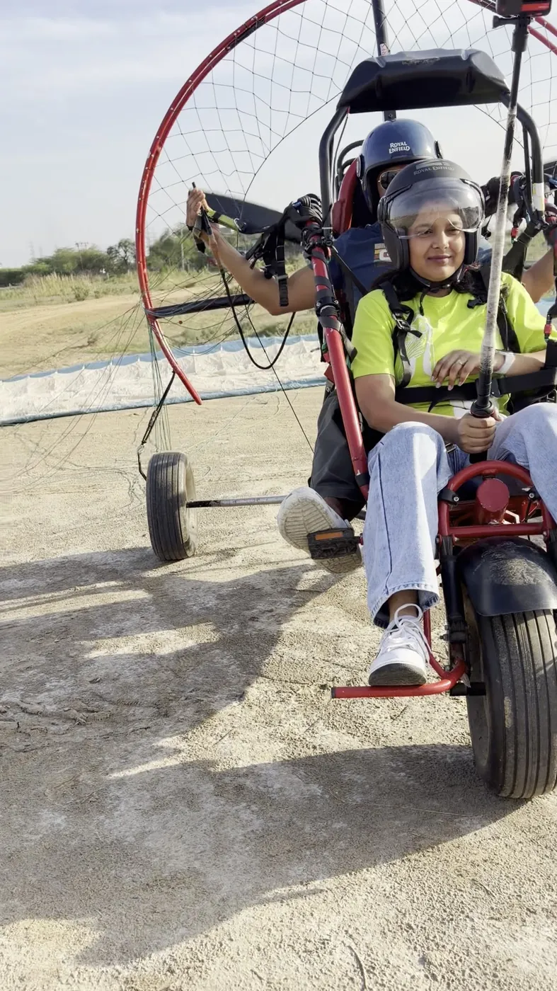 Tandem Setup from supplied Glide and Fly motor paragliding media