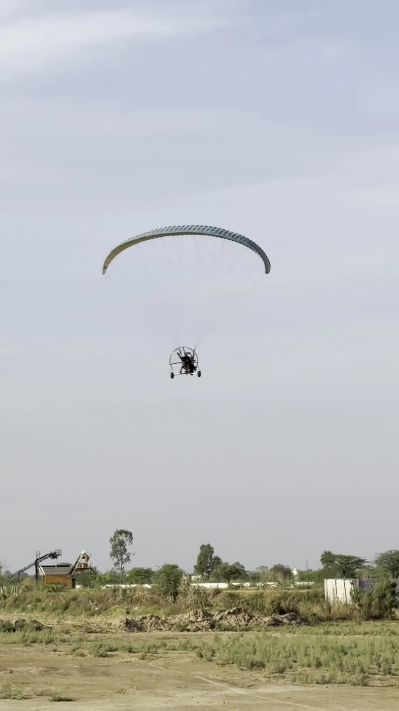 Open Sky from supplied Glide and Fly motor paragliding media